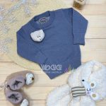 بلوز بافت طوسی