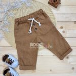 شلوار رولو قهوه ای
