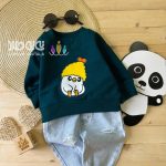بلوز شلوار جین یشمی جوجه