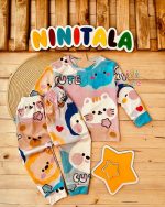 بلوز شلوار خوش رنگ و طرح کودکانه