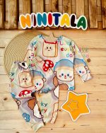 بلوز شلوار خوش رنگ و طرح کودکانه