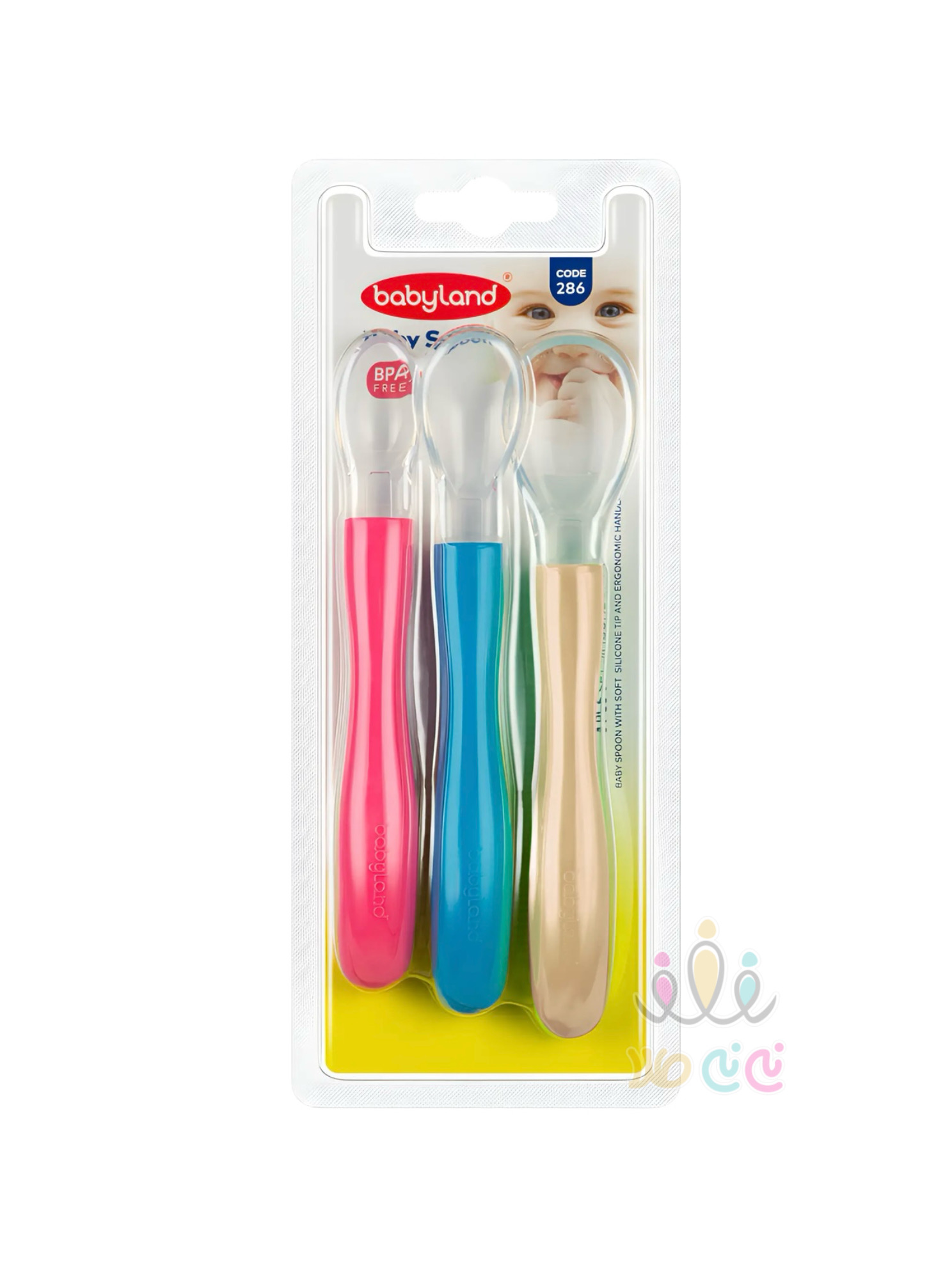 قاشق سه تایی ۲۸۶ بی بی لند قاشق سه تایی ۲۸۶ بی بی لند