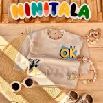 بلوز تک دخترانه Ok کرمی مهتاب