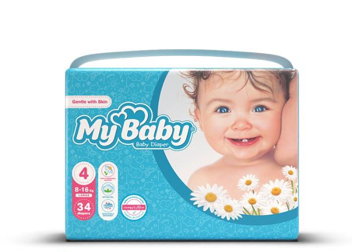 3msoxd4a پوشک مای بی بی سایز 4