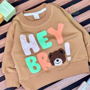 بلوز-hey-bro-قهوه-ای