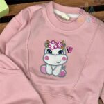 بلوز-شلوار-دخترانه-دورس-طرح-اسب-آبی-صورتی