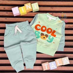 بلوز-شلوار-دورنگ-cool-boy-سبز