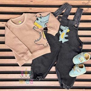 سه-تکه-پاپوش-کروکدیل-سبز