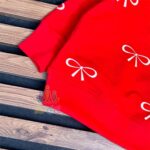 بلوز--دخترانه-چیندار-پاپیونی-قرمز