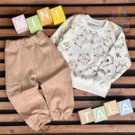 ست-بلوز-و-شلوار-اسپرت-بچگانه-طرح-جنگل-شکلاتی