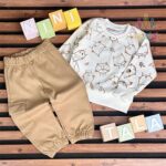 ست-بلوز-و-شلوار-اسپرت-بچگانه-طرح-جنگل-قهوه-ای