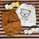 ست-بلوز-و-شلوار-اسپرت-بیسکوییتی-طرح-Friend--آجری