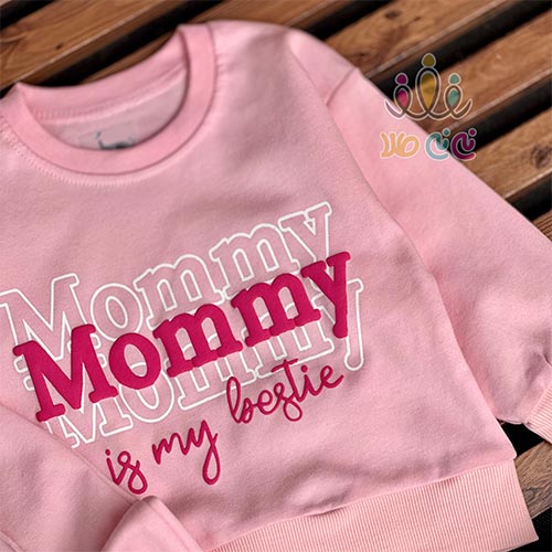 ست-بلوز--و-شلوار-دخترانه-mommy-صورتی