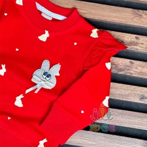 ست-بلوز-و-شلوار-دخترانه-چیندارخرگوش-قرمز