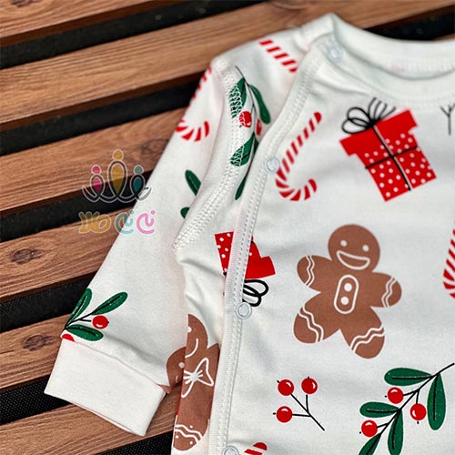 سرهم-اسپرت-نوزاد-طرح-کادو--کریسمسی