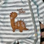 سرهم-اسپرت-نوزادی-راه-راه-طرح--دایناسور