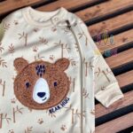 سرهم-زیپی-اسپرت-نوزادطرح-خرس-برجسته