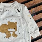 سرهم-زیپی-اسپرت-نوزادطرح-سنجاب-خالدار