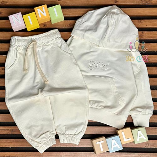 هودی-شلوار-good-ببتو-سفید