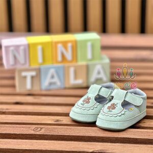 پاپوش-چسبی-گلدوزی-سبز