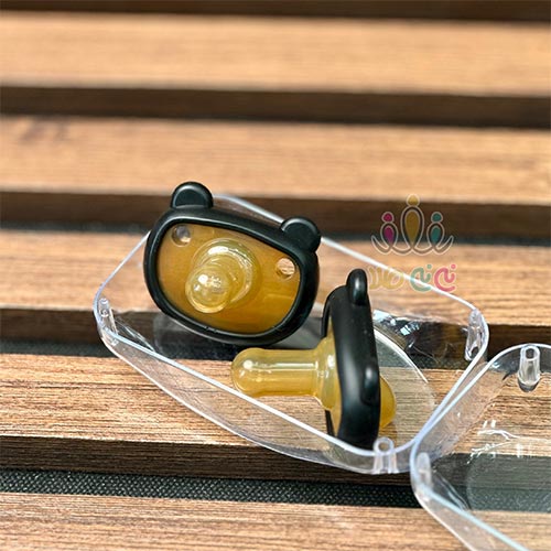 پستانک-۲-تایی-فندوقی-اونلی-مشکی