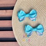 گیره-موی-پاپیونی-دخترانه-رنگی-سبز-طوسی