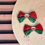 گیره-پاپیونی-کوچک-پولکی-پیکسل-دار-یلدایی-دخترانه