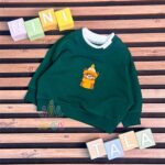 بلوز-بچگانه-اسپرت-دورس-داخل-کرک-سبز