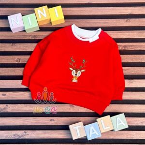 بلوز-بچگانه-اسپرت-دورس-داخل-کرک-قرمز