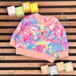 بلوز-دورس-تک-اسپرت-طرح‌-دار-مدل-استرانگ-آبرنگی-صورتی