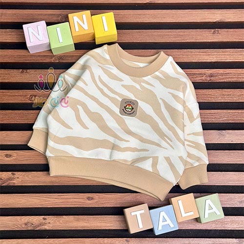 بلوز-دورس-تک-اسپرت-طرح‌-دار-مدل-استرانگ-ببری