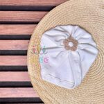 توربان-کبریتی-دخترانه-طرح-گل‌-نسکافه-ای