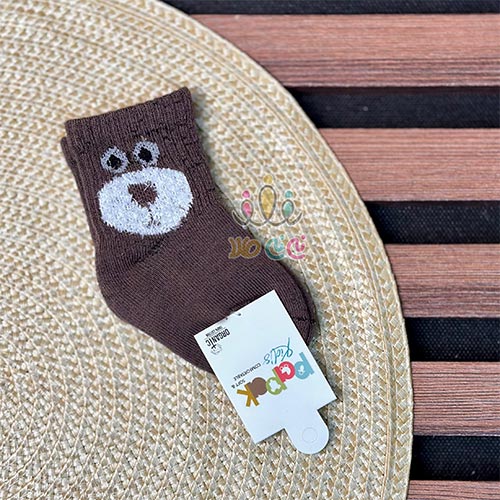 جوراب-ساقدار-نوزادی-طرح-پوزه-تدی-قهوه-ای جوراب-ساقدار-نوزادی-طرح-پوزه-تدی-قهوه-ای