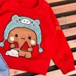 ست-سه‌-تکه-بلوزشلوار-لی--و-پاپوش-بوبوی-قرمز-نوزاد