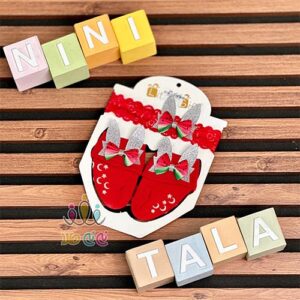 ست-هد-و-جوراب-قرمز--یلدایی-نوزاد