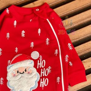 سرهم-اسپرت-نوزاد-زیپ--دار-طرح-بابانوئل