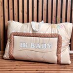 سرویس-خواب--مسافرتی--نوزاد-طرح-Hi-Baby-کرمی