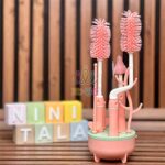 شیشه-شوی-آبچکان-سیلیکونی-صورتی