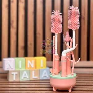 شیشه-شوی-آبچکان-سیلیکونی-صورتی