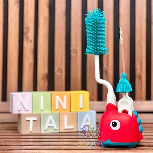 شیشه-شوی-استند-دایناسور-قرمز