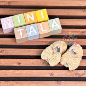 پاپوش-تدی-پاپیون‌دار-نوزاد-کرمی