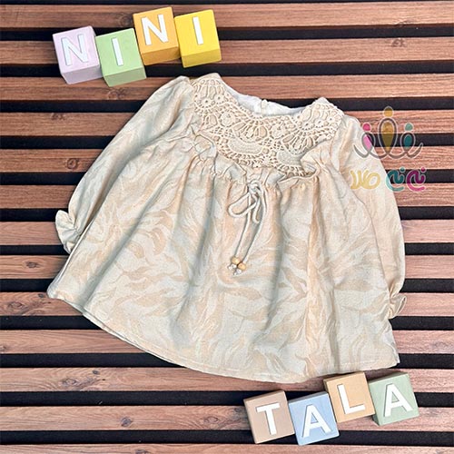 پیراهن-مجلسی-دخترانه-لنین-مدل-نوا