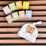 کلاه-گرهی-تدی-پاپیون-دار-اسپرت-نوزادی-شیری