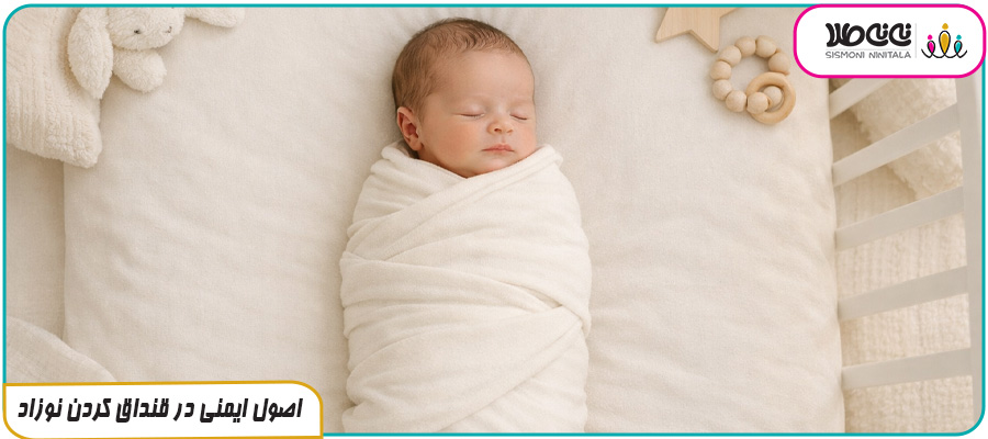 اصول ایمنی در قنداق کردن نوزاد