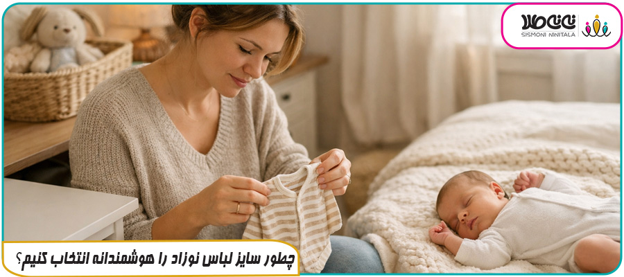 چطور سایز لباس نوزاد را هوشمندانه انتخاب کنیم؟