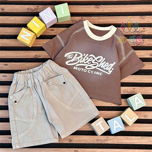 ست-دو-تکه-تیشرت-شلوارک-کتان-مدل-بردیا ست-دو-تکه-تیشرت-شلوارک-کتان-مدل-بردیا