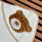 ست--حوله-نوزادی-دو-تکه-گلدوزی-خرس-پاپیونی
