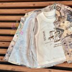 ست سه تکه پیراهن و شلوارک اسپرت مدل بهرنگ - Image 5
