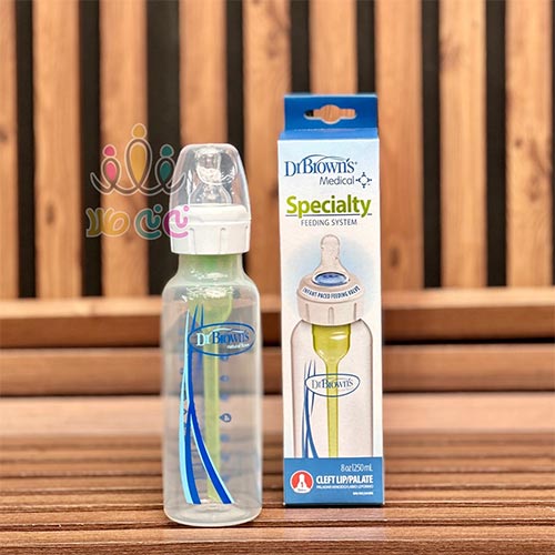 شیشه-شیر-250ml-طلقی-باریک-dr-browns شیشه-شیر-250ml-طلقی-باریک-dr-browns