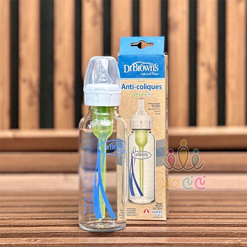 شیشه-شیر-۲۵۰ml-پیرکس-باریک-dr-browns شیشه-شیر-۲۵۰ml-پیرکس-باریک-dr-browns